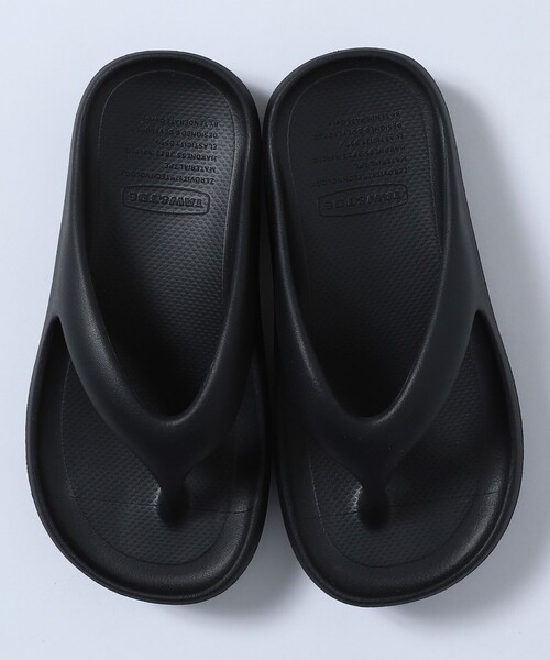 TAW&TOE（トーアンドトー）の「TAW&TOE/トーアンドトー ZEROVITY Flip Flop Bounce / リカバリーサンダル（サンダル・レディース・ベージュ/ブラック・25.0cm/24.0cm/23.0cm）」の5枚目の写真
