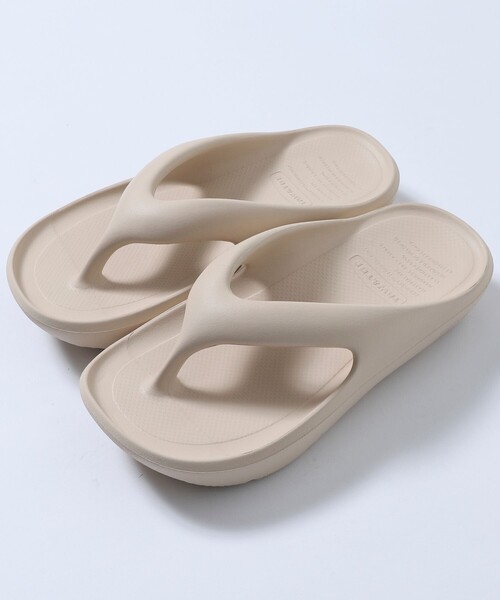 TAW&TOE（トーアンドトー）の「TAW&TOE/トーアンドトー ZEROVITY Flip Flop Bounce / リカバリーサンダル（サンダル・レディース・ベージュ/ブラック・25.0cm/24.0cm/23.0cm）」の9枚目の写真