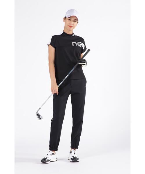 New Balance Golf(ニューバランスゴルフ)の「【new balance golf】フレンチスリーブ モックネック プルオーバー (WOMENS SPORT)(Tシャツ/カットソー・レディース・ブルー系その他2/ブラック/ホワイト・MEDIUM/SMALL/LARGE)」の5枚目の写真