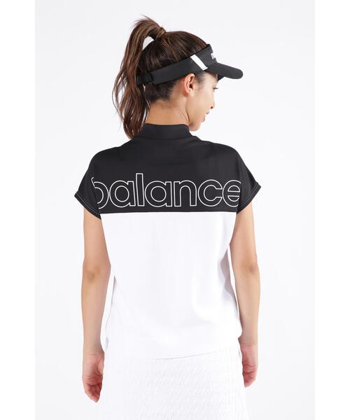 New Balance Golf(ニューバランスゴルフ)の「【new balance golf】フレンチスリーブ モックネック プルオーバー (WOMENS SPORT)(Tシャツ/カットソー・レディース・ブルー系その他2/ブラック/ホワイト・MEDIUM/SMALL/LARGE)」の14枚目の写真