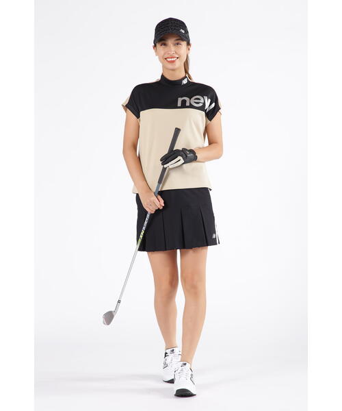 New Balance Golf(ニューバランスゴルフ)の「【new balance golf】フレンチスリーブ モックネック プルオーバー (WOMENS SPORT)(Tシャツ/カットソー・レディース・ブルー系その他2/ブラック/ホワイト・MEDIUM/SMALL/LARGE)」の18枚目の写真