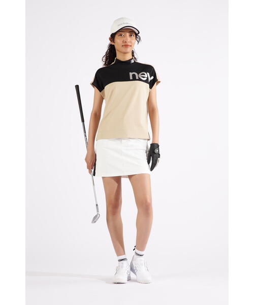 New Balance Golf(ニューバランスゴルフ)の「【new balance golf】フレンチスリーブ モックネック プルオーバー (WOMENS SPORT)(Tシャツ/カットソー・レディース・ブルー系その他2/ブラック/ホワイト・MEDIUM/SMALL/LARGE)」の21枚目の写真