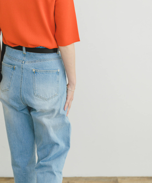 ITEMS URBANRESEARCH（アイテムズ アーバンリサーチ）の「ストレートデニム（デニムパンツ・レディース・ライトブルー/インディゴブルー・SMALL/MEDIUM）」の9枚目の写真