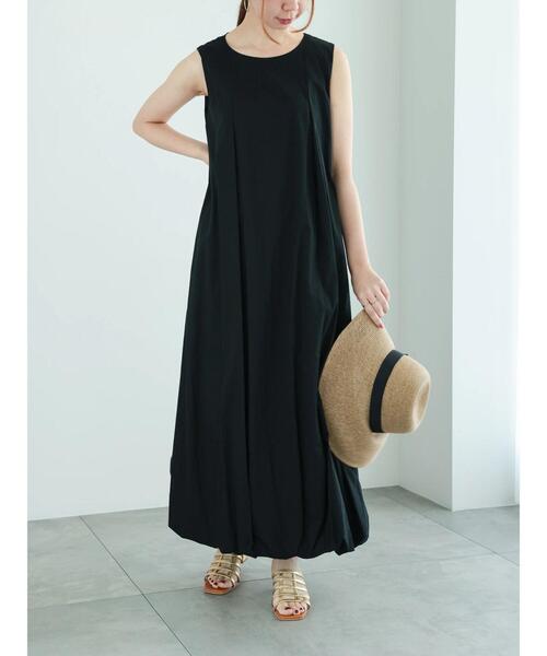 Te chichi（テチチ）の「バルーンマキシワンピース（ワンピース・レディース・オレンジ/ブラック・F）」の3枚目の写真