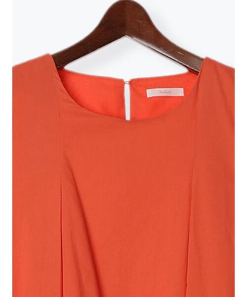 Te chichi（テチチ）の「バルーンマキシワンピース（ワンピース・レディース・オレンジ/ブラック・F）」の16枚目の写真