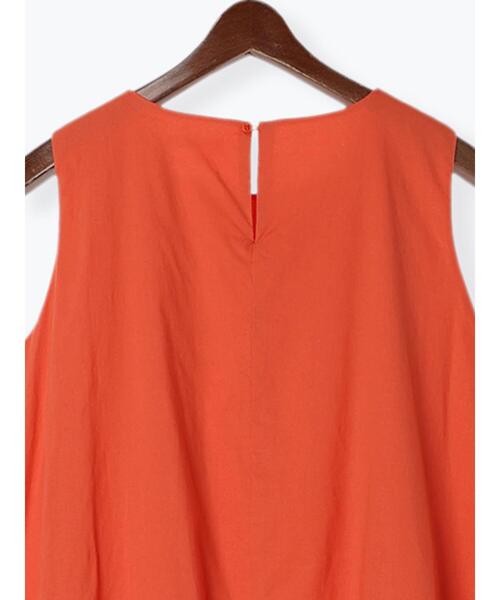 Te chichi（テチチ）の「バルーンマキシワンピース（ワンピース・レディース・オレンジ/ブラック・F）」の19枚目の写真