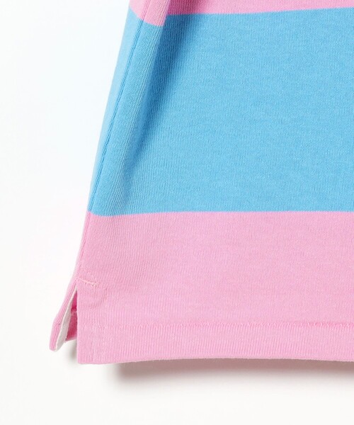 FUTURE ARCHIVE(フューチャーアーカイブ)の「YAMEPI × FUTURE ARCHIVE / 別注 Rugger Shirt(ポロシャツ・メンズ・グリーン/ピンク・XL/L/M/S)」の6枚目の写真