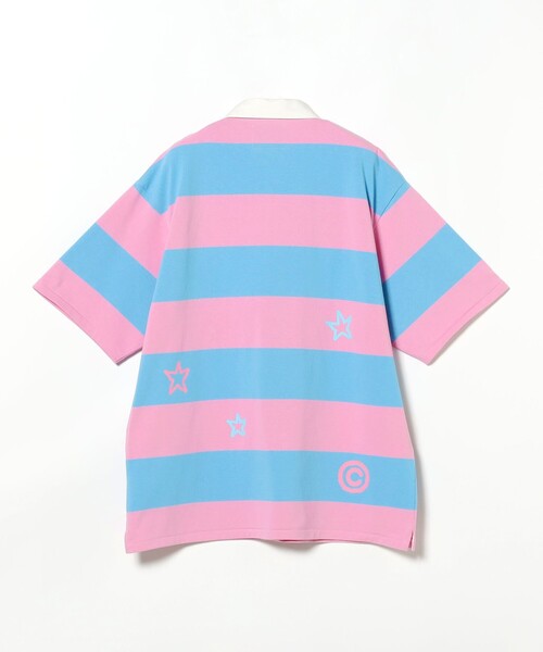 FUTURE ARCHIVE(フューチャーアーカイブ)の「YAMEPI × FUTURE ARCHIVE / 別注 Rugger Shirt(ポロシャツ・メンズ・グリーン/ピンク・XL/L/M/S)」の7枚目の写真