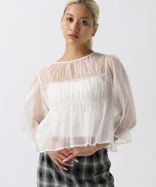 Forever21[フォーエバー21]シフォン ドルマン シャツ ブラウス