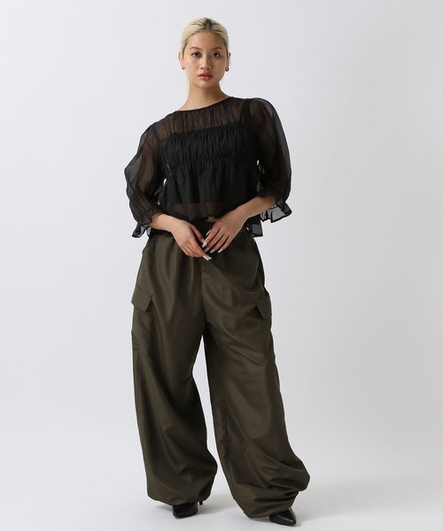 FOREVER 21（フォーエバー トゥエンティーワン）の「【2024SS】3WAYリボンブラウス（シャツ/ブラウス・レディース・オフホワイト/ブラック/イエロー/グリーン/ブルー・FREE）」の14枚目の写真