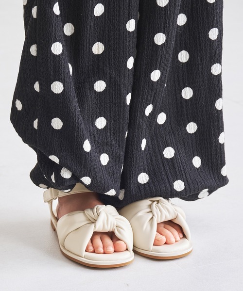 ORiental TRaffic(オリエンタルトラフィック)の「リボンパデットサンダル/K-454(サンダル・キッズ・イエロー/パープル/ホワイト・19.0cm/18.0cm/17.0cm/16.0cm/15.0cm/20.0cm)」の6枚目の写真