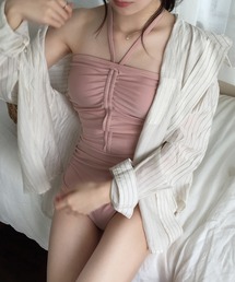 【完売品】RILI リリ ドットチュール2way水着 新品未使用 RiLi】ドットチュール2way水着 RiLi（リリ）の「ドットチュール