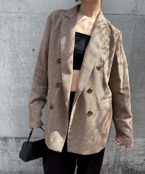 【専用】select MOCA by son ツイードダブルジャケット　タグ付き ツイードダブルジャケット【by SON】 – SELECT MOCA