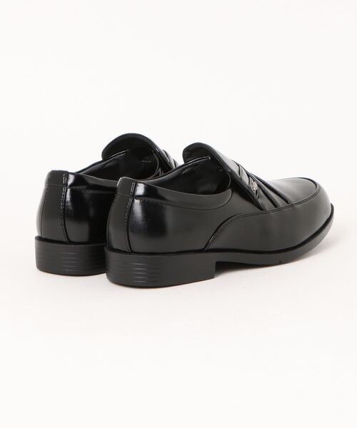 ON&OFF(オンアンドオフ)の「【ON&OFF】 ローファークロスデザイン(ローファー・メンズ・ブラック・25.5cm/25.0cm/24.5cm/24.0cm/27.0cm/26.5cm/26.0cm)」の3枚目の写真