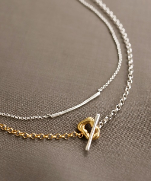 TEN.(テン)の「SILVER925 18KGP バブルラリエット(ネックレス・レディース・シルバー×ゴールド・FREE)」の12枚目の写真