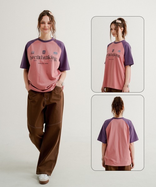 WV PROJECT(ダブリューブイプロジェクト)の「【WV PROJECT】Bright raglan 12sleeve t-shirts / MJST7726(Tシャツ/カットソー・メンズ・ライトグレー/ブラック/ブルー系/イエロー系/ピンク系・LL/M/L)」の18枚目の写真