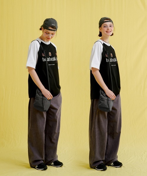 WV PROJECT(ダブリューブイプロジェクト)の「【WV PROJECT】Bright raglan 12sleeve t-shirts / MJST7726(Tシャツ/カットソー・メンズ・ライトグレー/ブラック/ブルー系/イエロー系/ピンク系・LL/M/L)」の7枚目の写真