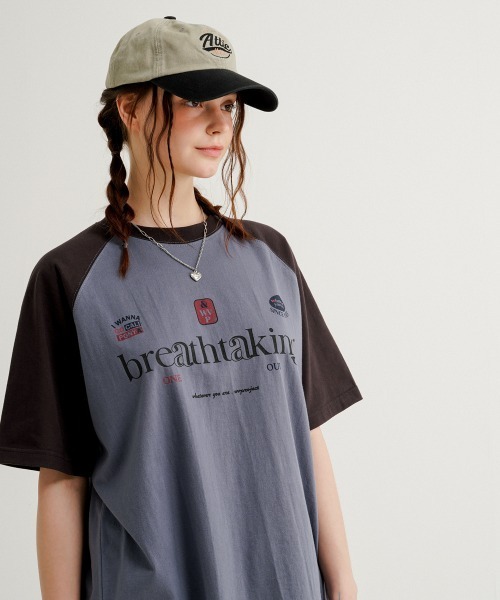 WV PROJECT(ダブリューブイプロジェクト)の「【WV PROJECT】Bright raglan 12sleeve t-shirts / MJST7726(Tシャツ/カットソー・メンズ・ライトグレー/ブラック/ブルー系/イエロー系/ピンク系・LL/M/L)」の12枚目の写真