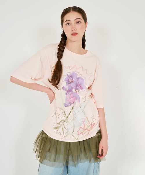 TINA:JOJUNティーナジョジュン Tシャツ キャミソール ピンク