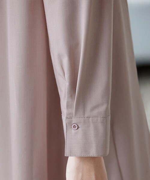 バンドカラーシャツチュニックブラウス（シャツ/ブラウス）｜Tiaclasse（ティアクラッセ）