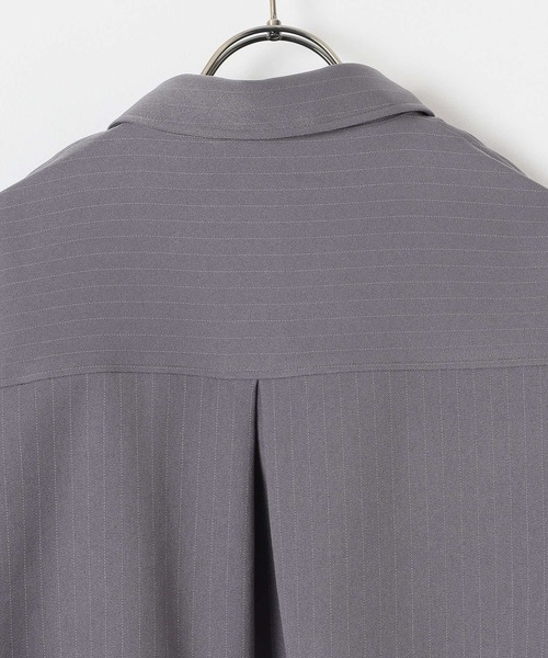 Honeys（ハニーズ）の「ネクタイ付きシャツ（シャツ/ブラウス・レディース・ブラック/ブルー/チャコールグレー/ホワイト・S/M/L）」の16枚目の写真