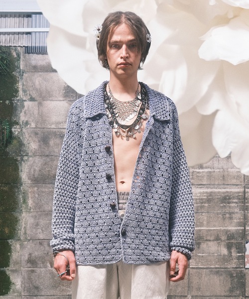 アモク　AMOK  multi docking  cardigan カーディガン アモク AMOK multi docking cardigan カーディガン - メルカリ