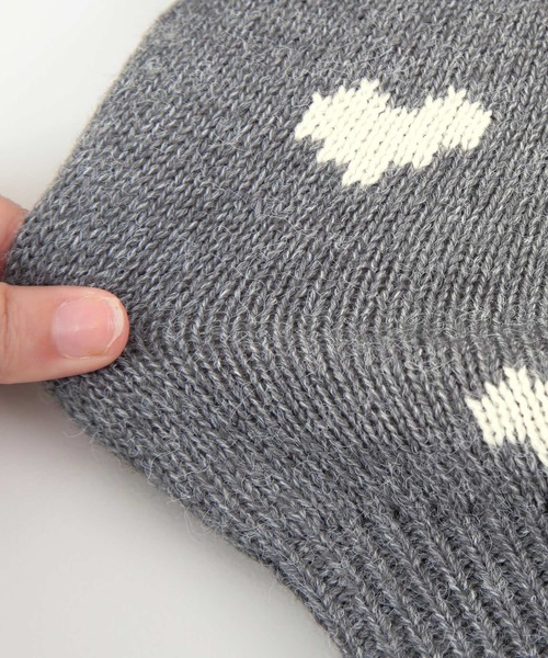 titivate（ティティベイト）の「ハート柄ニットプルオーバー（ニット/セーター・レディース・ブラック/アイボリー/グレー・FREE）」の13枚目の写真