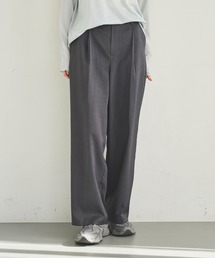 バックゴムタックワイドパンツ