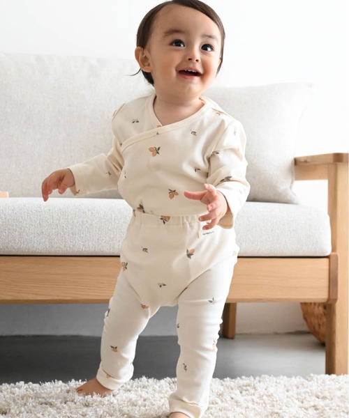 【新品BONPOINT】ウィークリーロンパースセット長袖 LILI et NENE ベビー BONPOINT ベビー ウィークリーロンパース