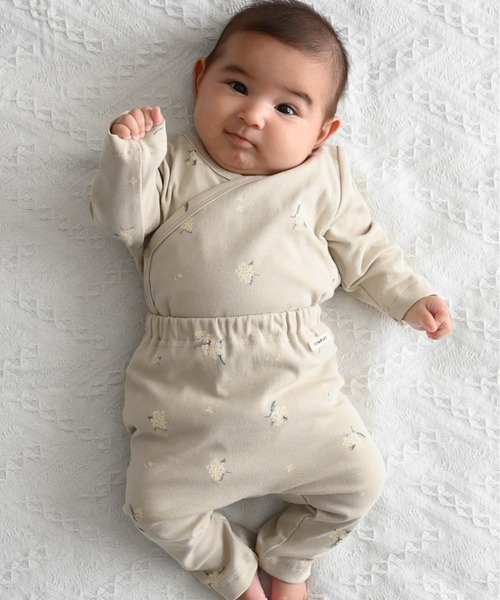 長袖 ロンパース 上下セット（ロンパース）｜PUPPAPUPO（プッパプーポ