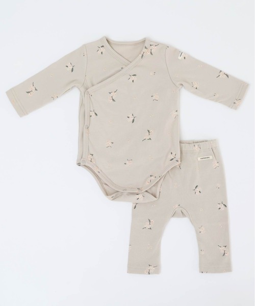 PUPPAPUPO（プッパプーポ）の「長袖 ロンパース 上下セット（ロンパース・キッズ・ベビーピンク/グレイッシュベージュ/アイボリー/モカ/ホワイト系その他/ミント/ベージュ系その他・80/70/60）」の12枚目の写真