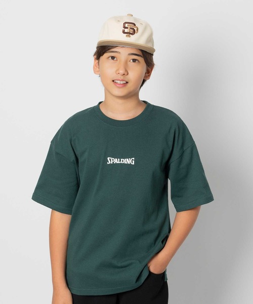 SPALDING(スポルディング)の「SPALDING(スポルディング)配色ストレートキャップ(キャップ・キッズ・オレンジ/ネイビー・フリー)」の6枚目の写真