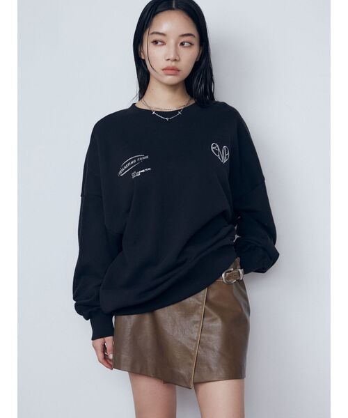 EMODA（エモダ）の「フェイクレザーラップショートパンツ（その他パンツ・レディース・ブラック/ブラウン・SMALL/MEDIUM）」の19枚目の写真