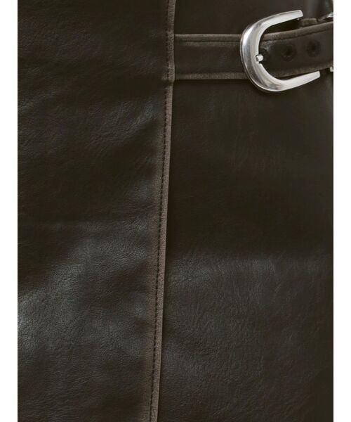 フェイクレザーラップショートパンツ（その他パンツ）｜EMODA（エモダ）