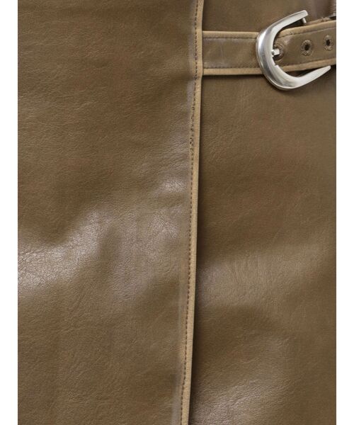 フェイクレザーラップショートパンツ（その他パンツ）｜EMODA（エモダ）