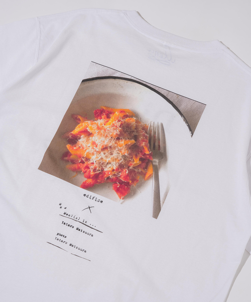 EDIFICE（エディフィス）の「YATARO MATSUURA / 松浦弥太郎 別注 FOOD Tシャツ（Tシャツ/カットソー・メンズ・ホワイト×ホワイト/ホワイト/ホワイト系その他・LARGE/MEDIUM）」の6枚目の写真