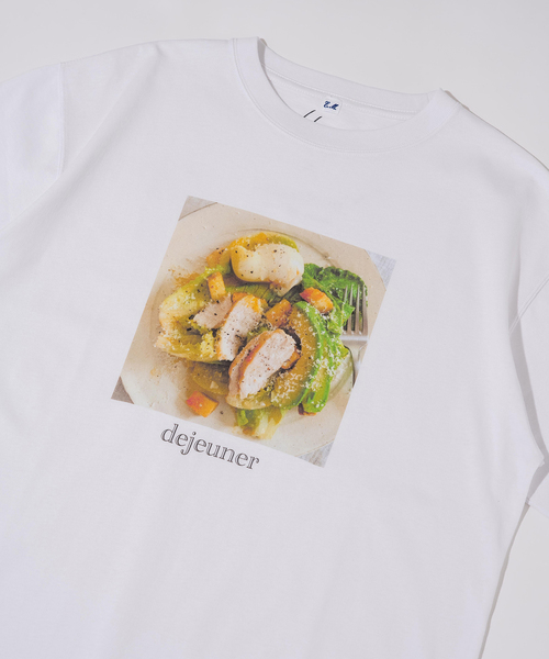 EDIFICE（エディフィス）の「YATARO MATSUURA / 松浦弥太郎 別注 FOOD Tシャツ（Tシャツ/カットソー・メンズ・ホワイト×ホワイト/ホワイト/ホワイト系その他・LARGE/MEDIUM）」の8枚目の写真