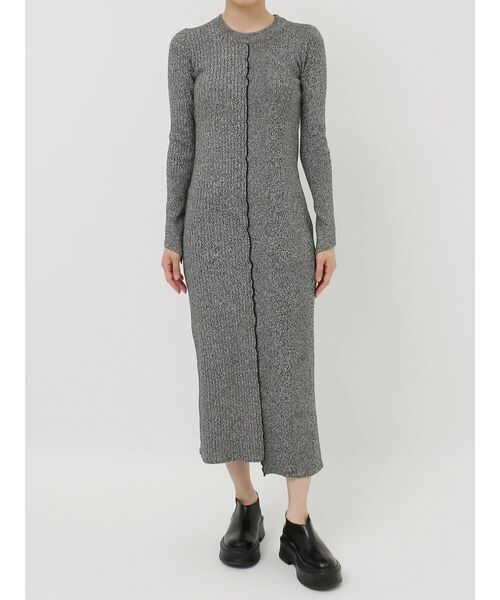 LAGUNAMOON（ラグナムーン）の「【WEB限定】カラーメランジロングニットワンピース（ワンピース・レディース・ブルー/ブラック/ブラウン・SMALL/MEDIUM）」の17枚目の写真