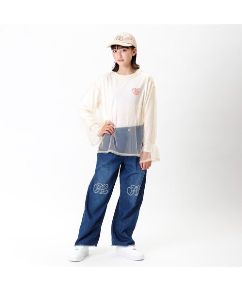 algy(アルジー)の「チュールロンT&ロンTセット(その他トップス・キッズ・サックスブルー/ブラック/アイボリー・SMALL/XX-SMALL/X-SMALL/MEDIUM)」の19枚目の写真
