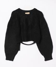 Curensology | Curensology(カレンソロジー)/ケーブルベルテッドプルオーバー(ニット/セーター)