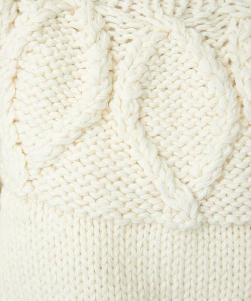 新品未使用 カレンソロジー♡ケーブルベルテッドプルオーバー セール】Curensology(カレンソロジー)/ケーブルベルテッドプルオーバー