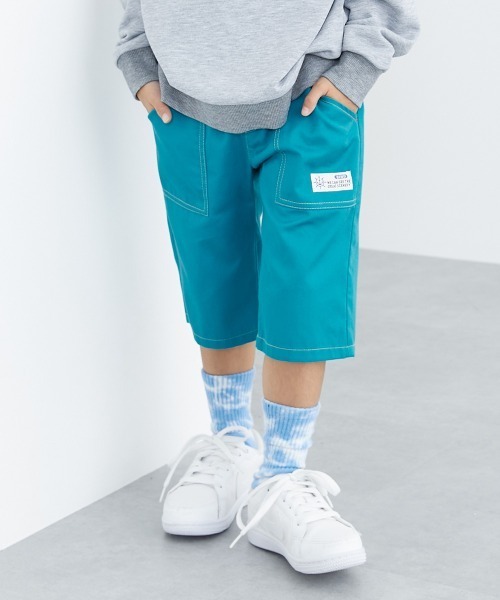 QUNTSTYLE（キュントスタイル）の「６分丈ツイルパンツ（その他パンツ・キッズ・ブルー/ネイビー系/ブラック/カーキ/グリーン/ベージュ/チャコール/ロイヤルブルー・100/120/130/140/170/110/150/160）」の7枚目の写真