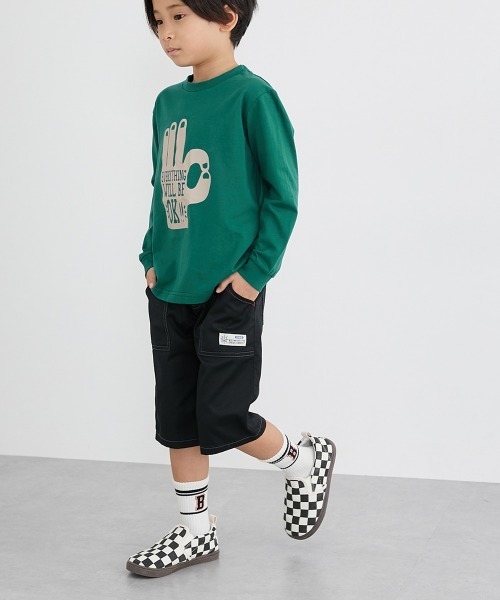 QUNTSTYLE（キュントスタイル）の「６分丈ツイルパンツ（その他パンツ・キッズ・ブルー/ネイビー系/ブラック/カーキ/グリーン/ベージュ/チャコール/ロイヤルブルー・100/120/130/140/170/110/150/160）」の16枚目の写真