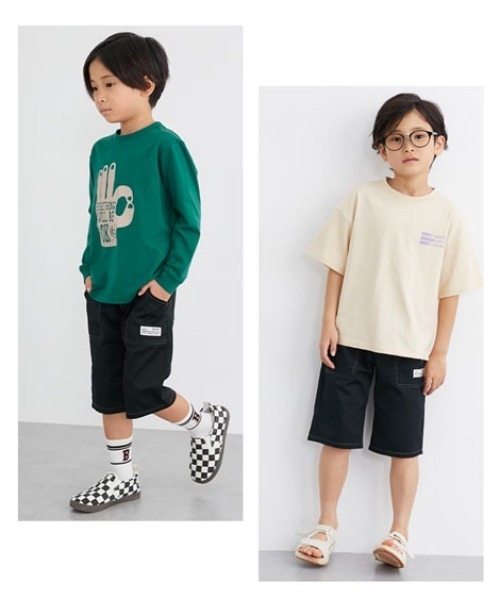 QUNTSTYLE(キュントスタイル)の「6分丈ツイルパンツ(その他パンツ・キッズ・ブルー/ネイビー系/ブラック/カーキ/グリーン/ベージュ/チャコール/ロイヤルブルー・100/120/130/140/170/110/150/160)」の16枚目の写真