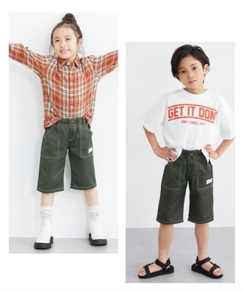 QUNTSTYLE(キュントスタイル)の「6分丈ツイルパンツ(その他パンツ・キッズ・ブルー/ネイビー系/ブラック/カーキ/グリーン/ベージュ/チャコール/ロイヤルブルー・100/120/130/140/170/110/150/160)」の18枚目の写真