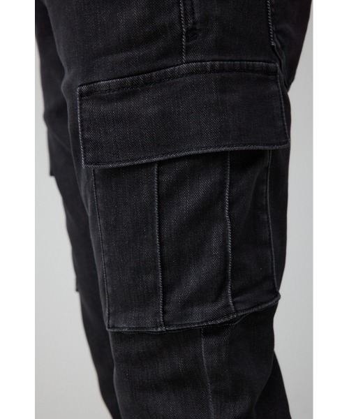 AZUL by moussy(アズールバイマウジー)の「AZUL DENIM カーゴジョガー(デニムパンツ・メンズ・ライトブルー/ブラック/ブルー・SMALL/MEDIUM/LARGE)」の14枚目の写真