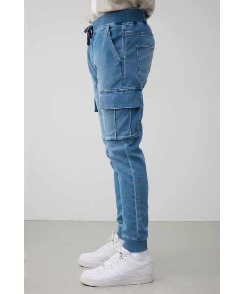 AZUL by moussy(アズールバイマウジー)の「AZUL DENIM カーゴジョガー(デニムパンツ・メンズ・ライトブルー/ブラック/ブルー・SMALL/MEDIUM/LARGE)」の20枚目の写真