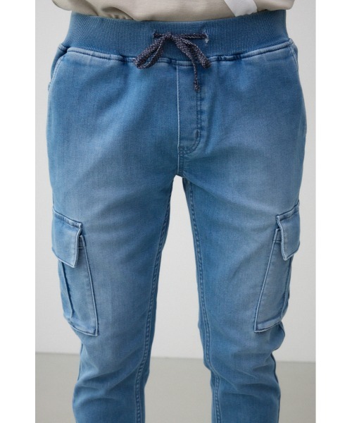 AZUL by moussy(アズールバイマウジー)の「AZUL DENIM カーゴジョガー(デニムパンツ・メンズ・ライトブルー/ブラック/ブルー・SMALL/MEDIUM/LARGE)」の22枚目の写真