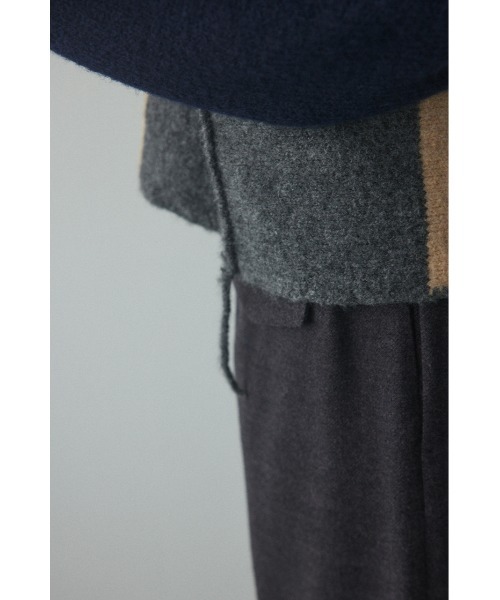 BLACK BY MOUSSY（ブラックバイマウジー）の「stripe knit cardigan(ストライプニットカーディガン)（カーディガン/ボレロ・レディース・ライトグリーン/ピンク・FREE）」の10枚目の写真