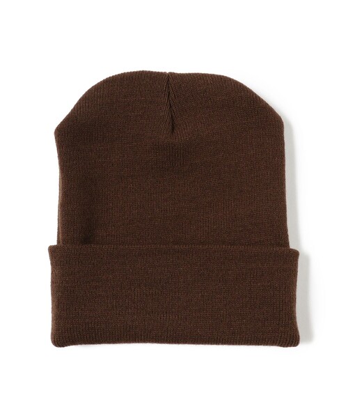 極美品  Deuxieme Classe ニットキャップ  ニット帽　ブラウン BASECONTROL ◇ニットキャップ ビーニー ニット帽 ワッチ WEB